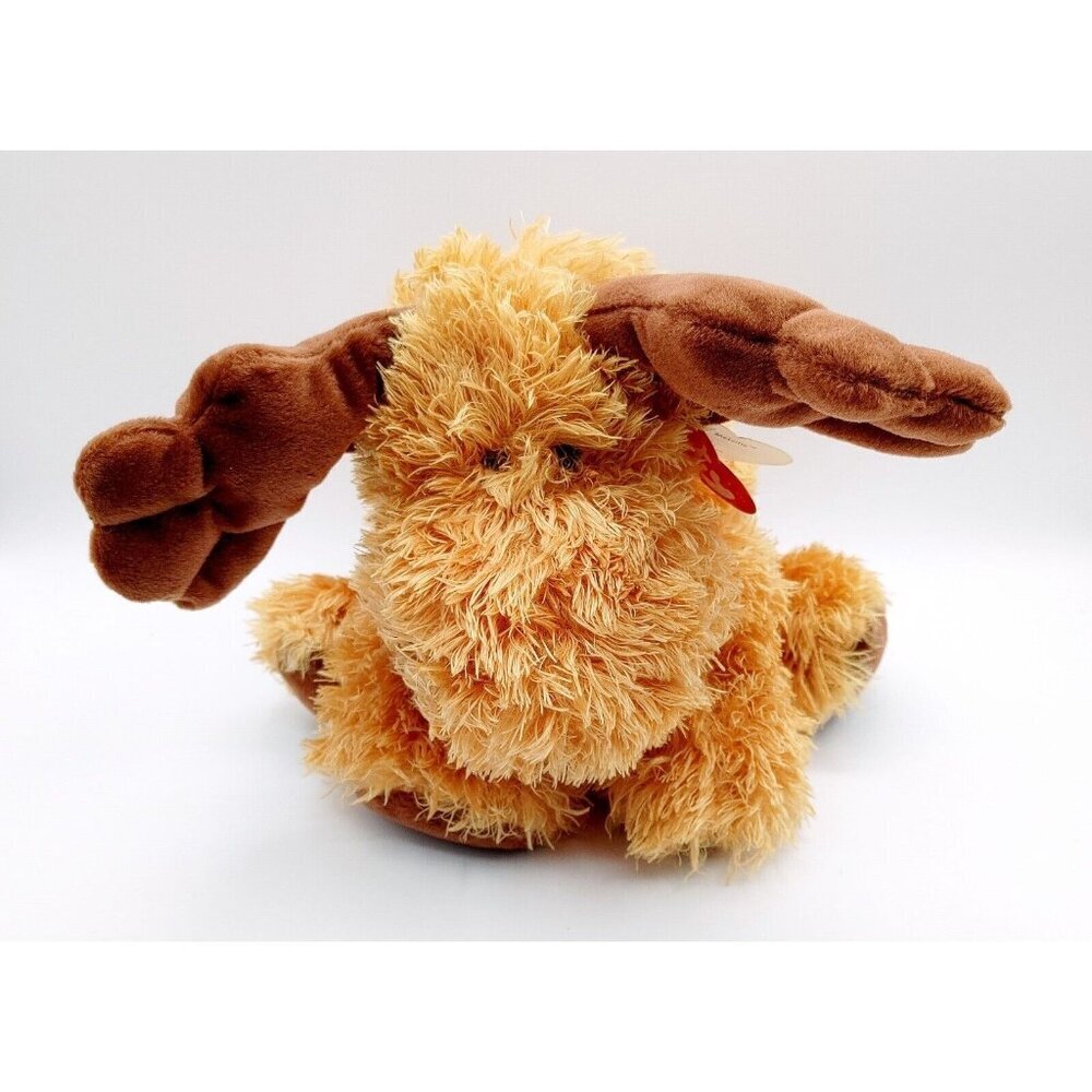 TY Classic Plush MELVILLE the  Moose 11.5" Stuffed Animal Toy Tysilk w/Hangtag
